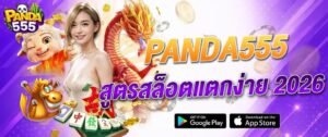 แบนเนอร์ panda555 สูตรสล็อตแตกง่าย 2026 เทคนิคเล่นสล็อตโบนัสใหญ่ แตกไว ทำกำไรจริง